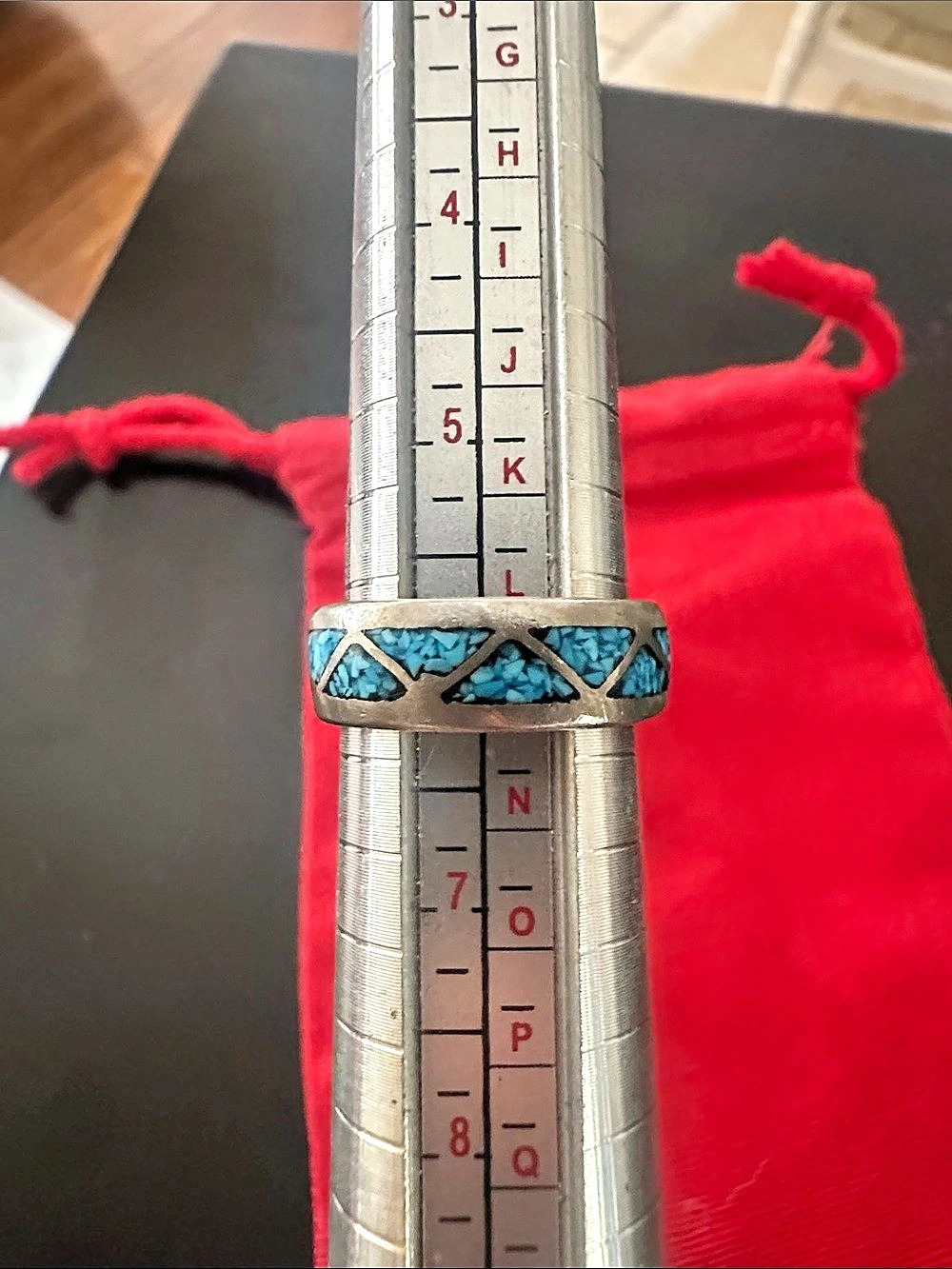 Turquoise Inlay Ring - Picture 3 of 3